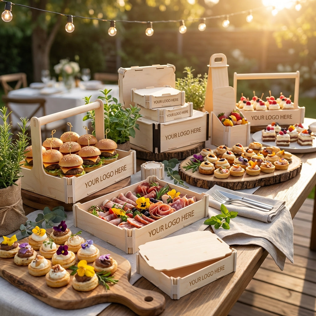 Tablas gourmet presentadas en cajas abiertas Sincla