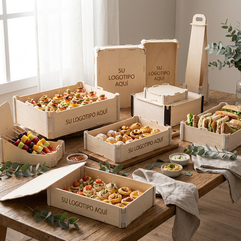 Cajas individuales tipo brunch o picnic box Sincla
