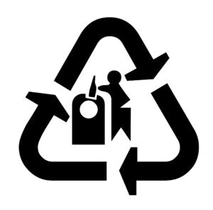 Recyclingsymbole auf Verpackungen