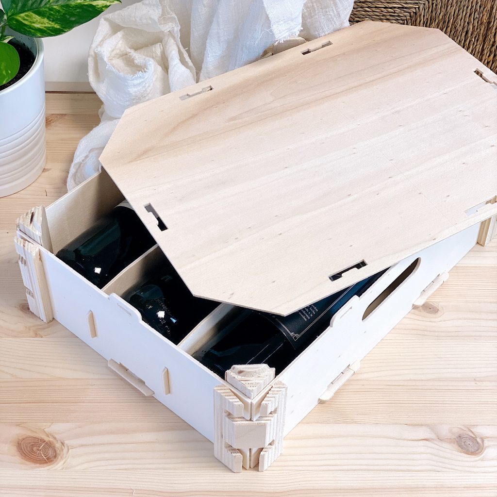 Caja para 3 botellas