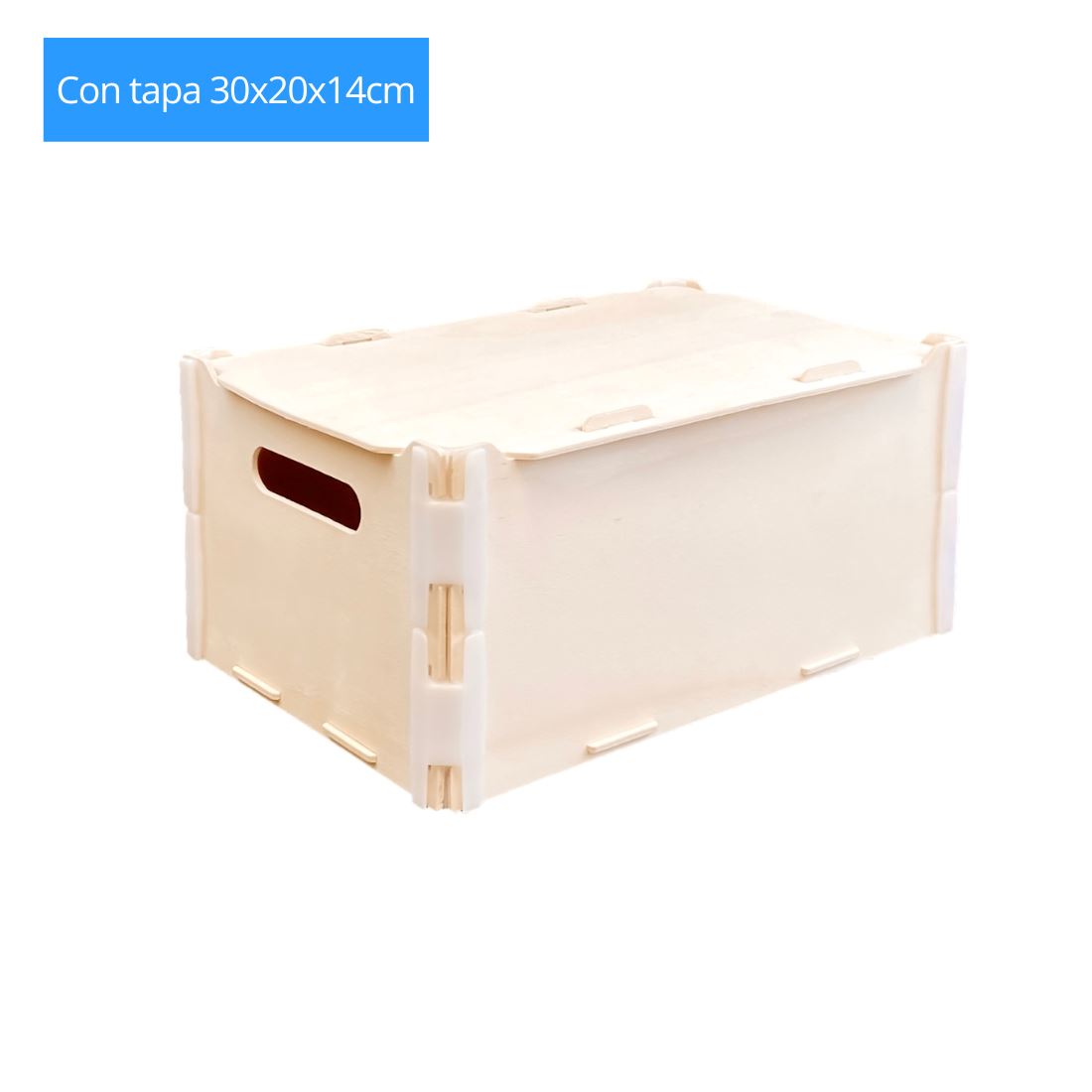 Unidades sueltas sin personalizar: Con tapa 30x20x14cm Sincla-box