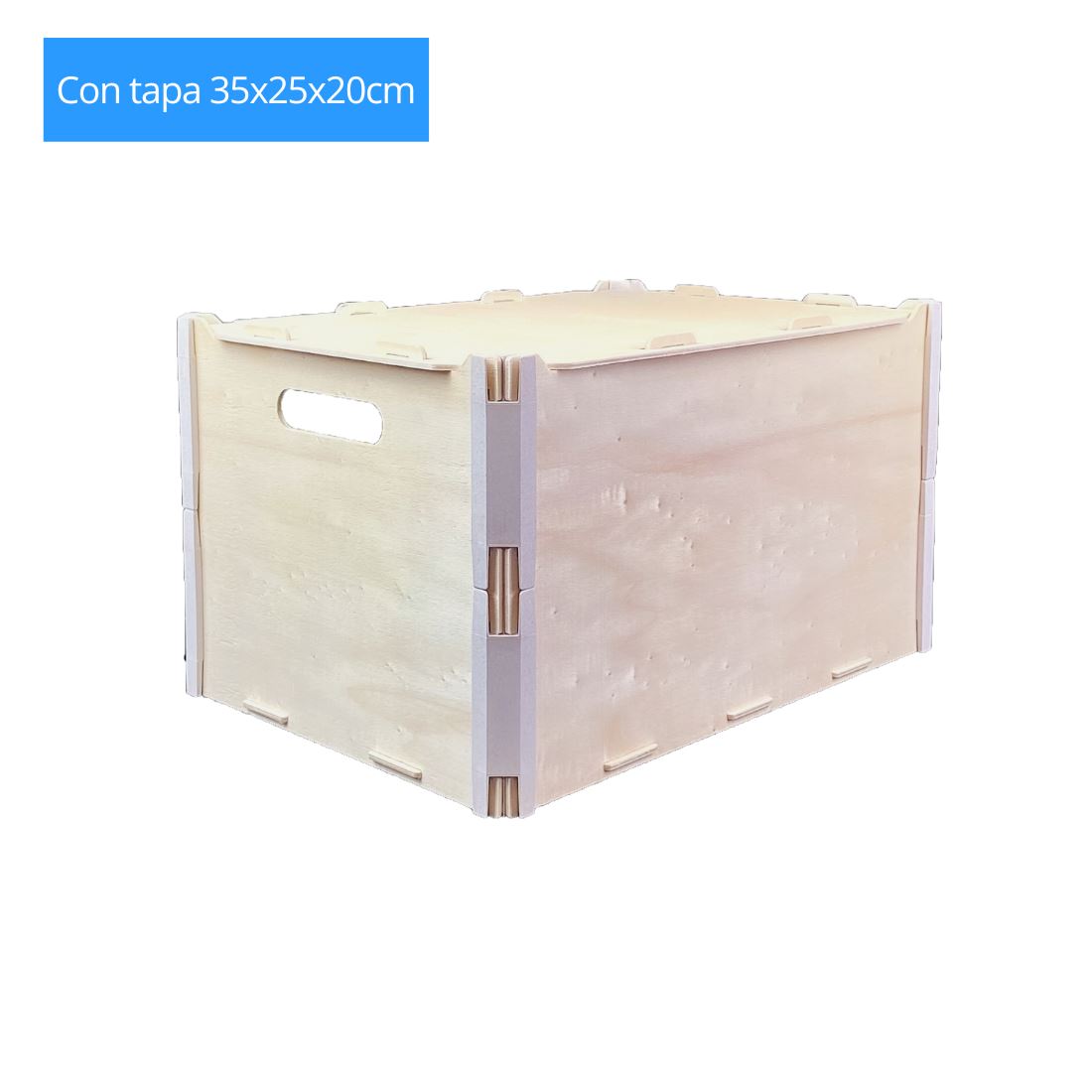 Unidades sueltas sin personalizar: Con tapa 35x25x20cm Sincla-box