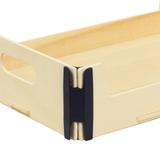 Bandejas de madera Sincla-box Plástico Negro 
