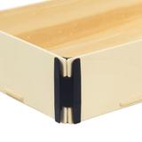 Cajas sin tapa Sincla-box Plástico Negro 